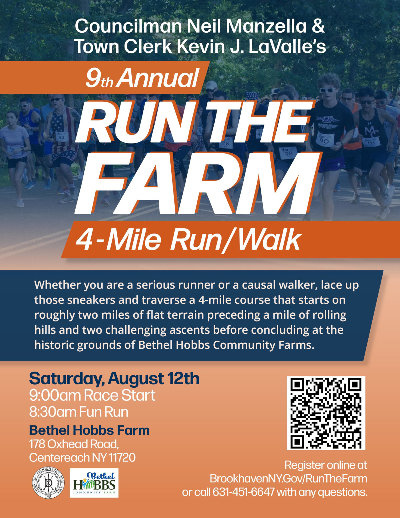 9th Annual Run The Farm 4-Mile Challenge